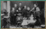 ~1888.....Starting back left to right ..... Alfred James , Frederick William , Wiiliam Ernest , Agnes Alice , Albert Edward ,  Ellen Field , William Frederick Field , Jessie Horatio , Henry Garnet Keylock , Florence May , Ellen Louise